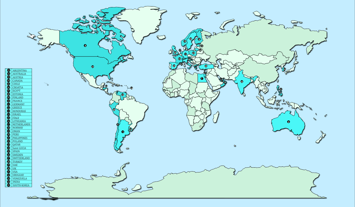 Big Bags International Map