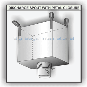Discharge Spout with Petal Closure