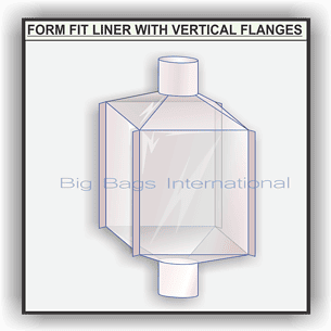 Form Fit Liner with Vertical Flanges